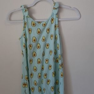 Kids avocado dress
